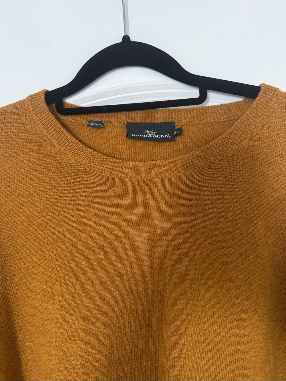 Rodd & Gunn Men's Crewneck Sweater - Ochre